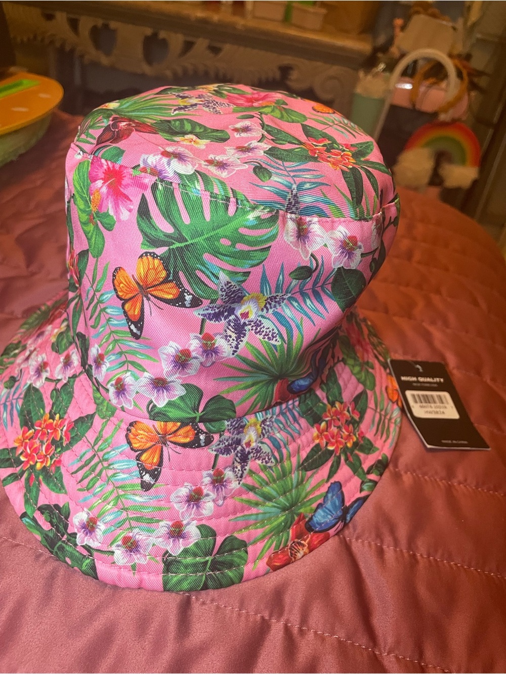 Lot of 3 Women’s Bucket Hats One Size Multicolor (see all photos) - Picture 2 of 6